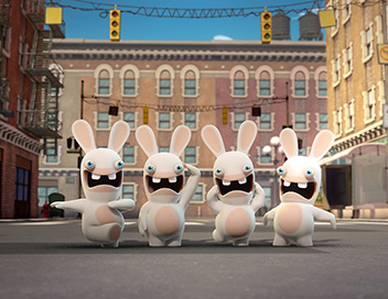 Les lapins crtins : invasion - Route crtine