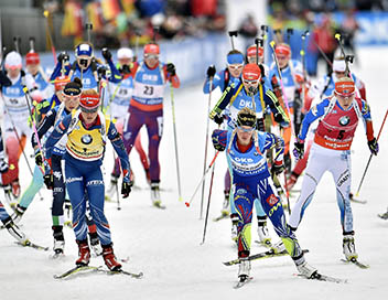 Biathlon (Mass start 12,5 km dames)